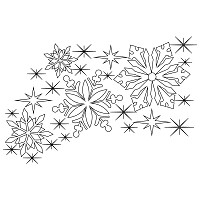 stocking filler snowflakes